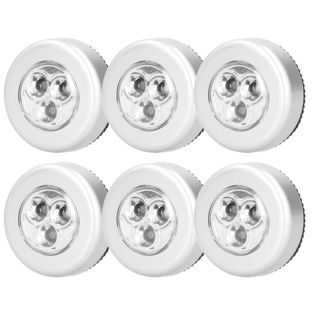 6PCS Cabinet Door Touch Control Light LED Hydraulic Hinge Closet Lights for Indoor Outdoor Furniture