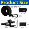 18/24Pcs Heavy-duty Pool Solar Cover Reel Attachment Kit Windproof Fixed Solar Cover Attachment Kit Straps Universa Rope&Clip