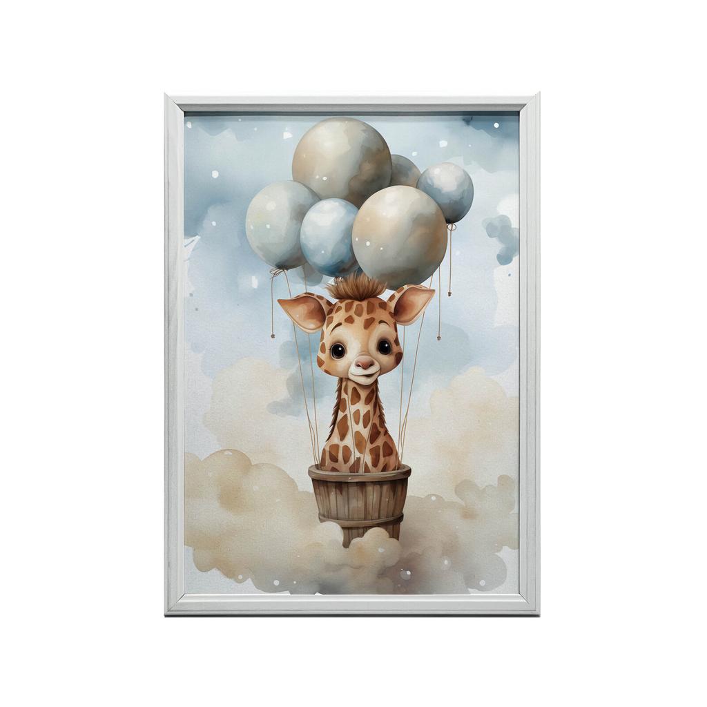 Balloon Dreamland Balloon Dreamland, 30X40 Cm, White Wooden Frame, 230 Gsm Matte Paper