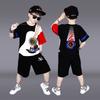 Children's Clothing Boys' Summer Suits Children's Summer Thin Sports Two-piece Suits for Big Boys and Girls