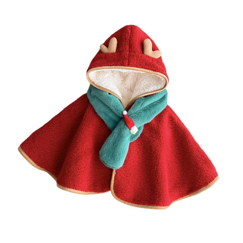 Pelerină Palton Super Drăguț de Pluș pentru Bebeluși pentru Toamnă și Iarnă