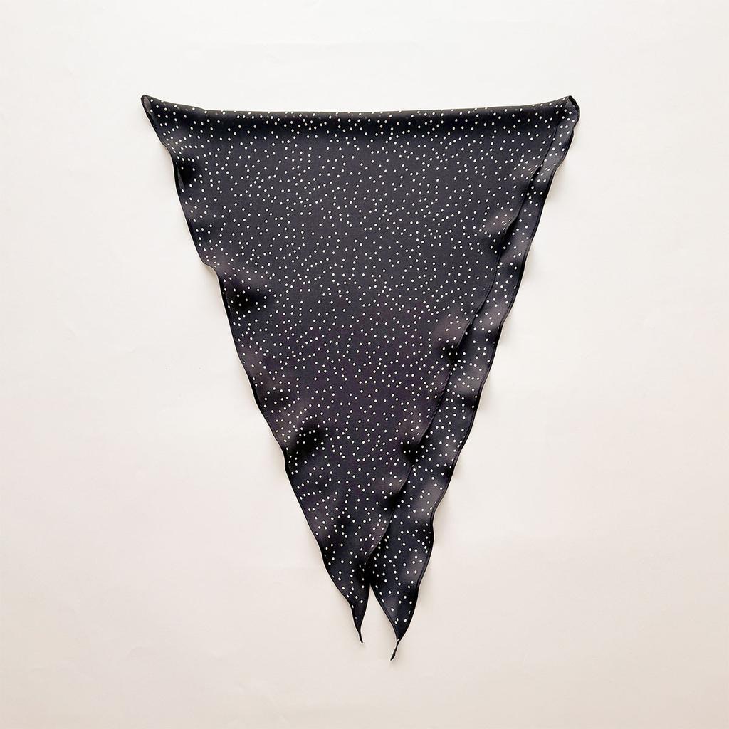 Retro Cashew Print Silk Scarf Accessories Rhombus Versatile Triangle Scarf Spring And Summer Thin Out Clothing With Shawl
