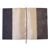 Notebook Cover A5 Size Soft Beltless Notebook Cover Genuine Leather Leather Gray Beige X (Seal Al) (06. Purple)