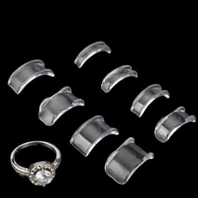 Guard Silicone Size Adjustment Clip Transparent Resizer Adjuster Invisible Ring Size Reducer  Ring