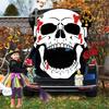 Decorations Kit - Halloween Car Decorations For SUV, Scary Witch Face Sticker Car Decor For Outdoor Garage Archway Door Wall Window Haunt