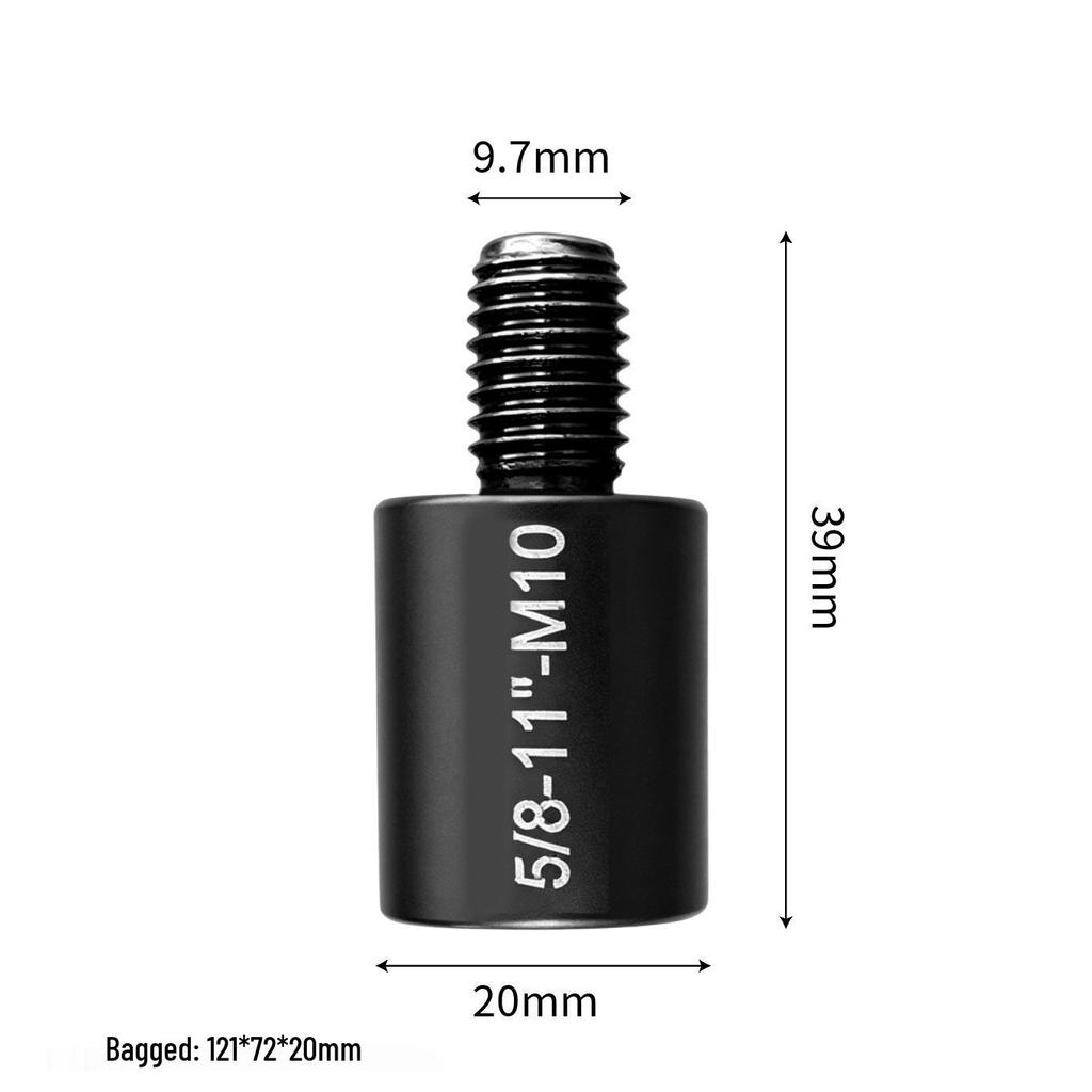 Universal Hole Saw Adapter: M10 to M14 to 5/8-11 Thread for Angle Grinder