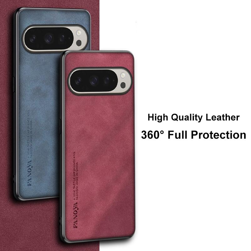 For Google Pixel 10 Pro XL Case Luxury PU Leather Phone Case For Google Pixel 10 Pro 5G Pixel10 Back Cover Silicone Protection