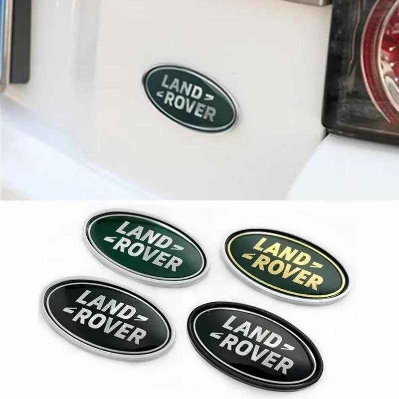 3D Car Front and rear Emblem Badge Sticker For Land rover SVR Discovery Velar Evoque Freelander Range Rover L322 car accessories FG7