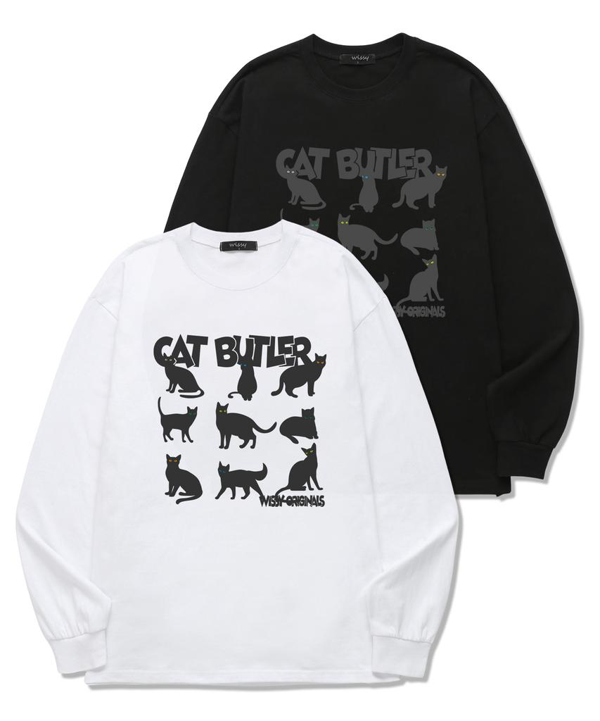Wissi Cat Eyes Long Sleeve T-Shirt (Wls014) White