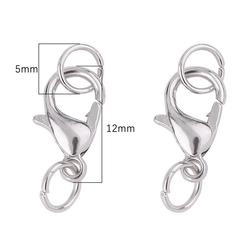 Handmade Alloy Lobster Clasp Pendant: DIY Keyring & Jewelry Accessory