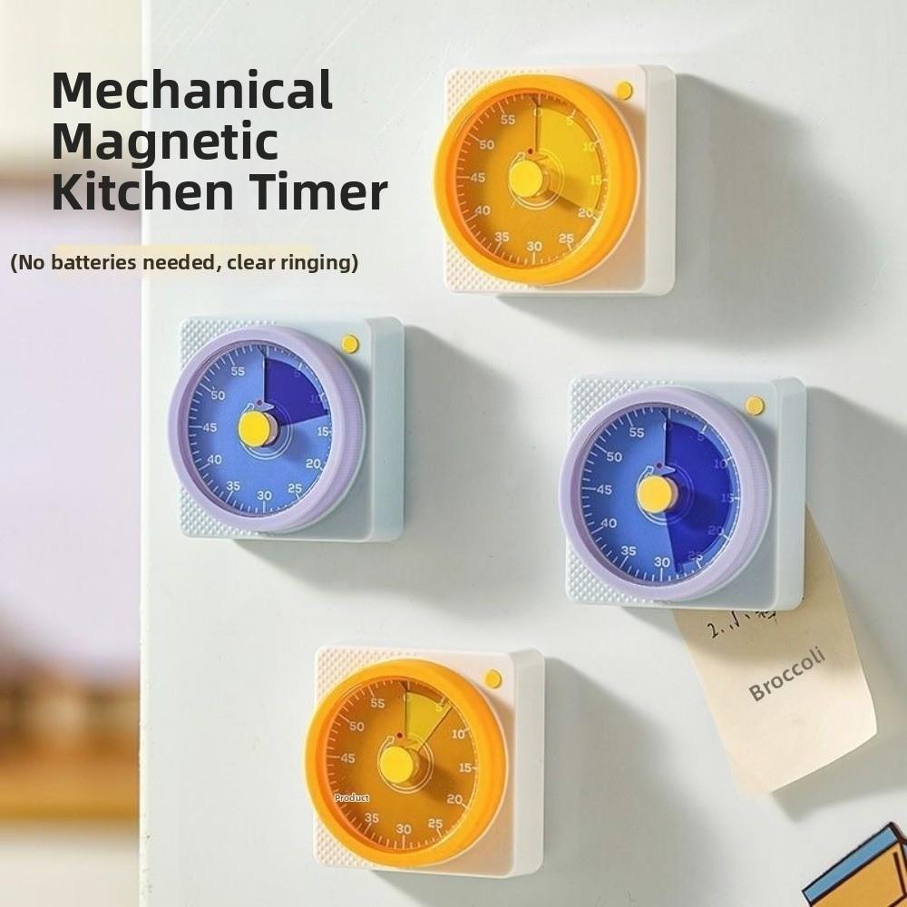 Magnetic Mechanical Visual Timer Countdown Reminder Countdown Alarm Clock Cooking Timing