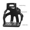 Horse Riding Stirrups Anti Slip Aluminum Horse Saddle with Cowhide Protective Cover for Horse Riders