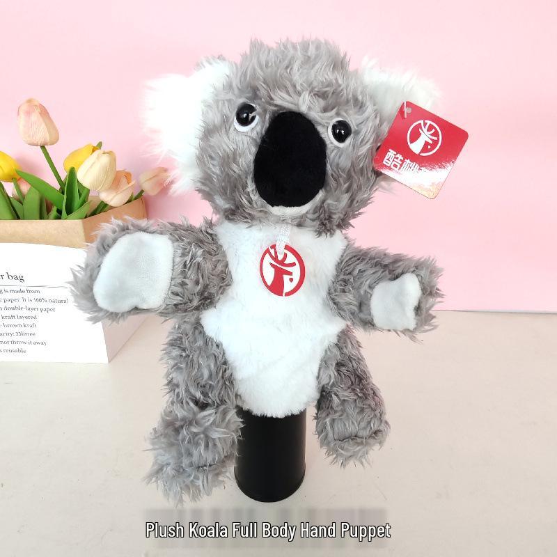 Animal Hand Puppet Plush Toy for Parent-Child Interaction - Storytelling Glove Doll with Movable Mouth