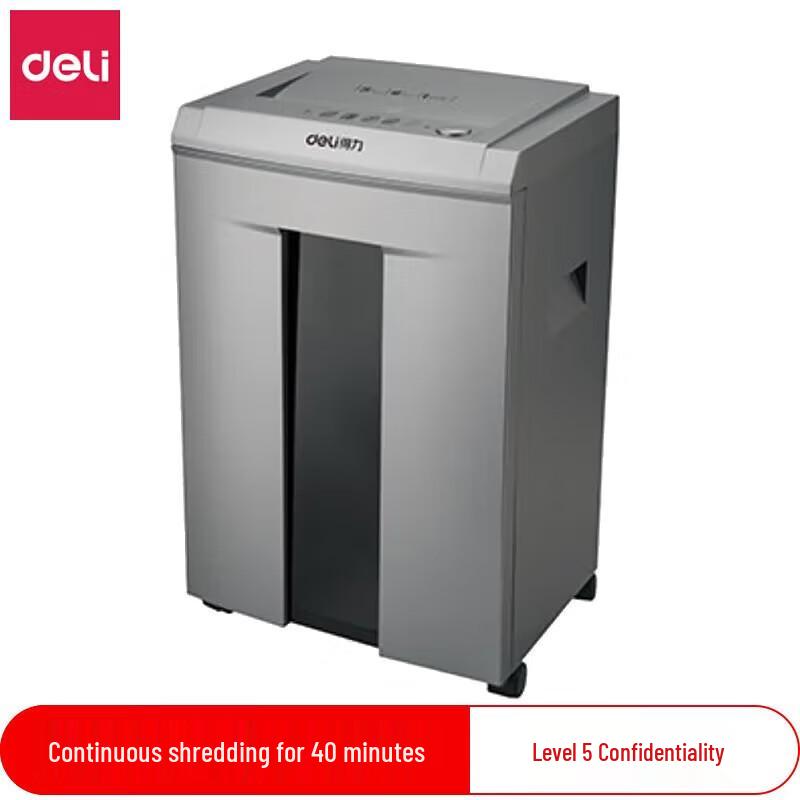 Deli 14461 High-Security Paper Shredder CN plug (adapter included)