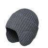Winter outdoor warm hat men's and women's same thickened knitted wool hat cold-proof ear protector pullover hat