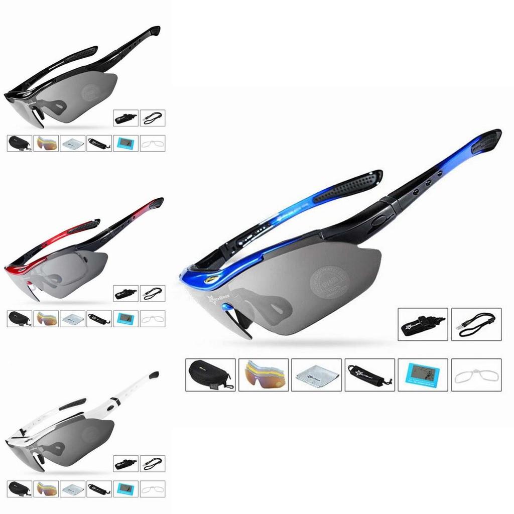 Premium Quality Outdoor Polarized Cycling Eyewear Featuring Five Versatile Lenses