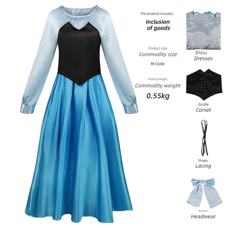 Mermaid Princess Dress Ariel Princess Dress Cosplay Costume European and American Women s Clothing Little Mermaid Cosplay Costume Little Mermaid Princess S