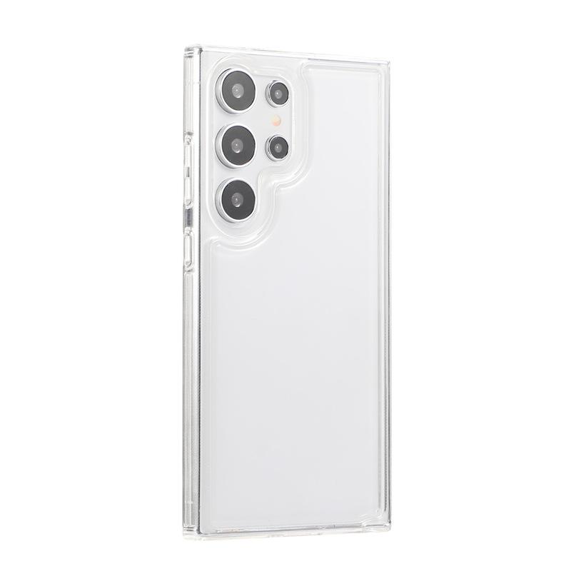 Air Compressor Anti Fall Soft Shell Suitable for Samsung S25 UltraS24 S23FE Mobile Phone Case A16A56A14A15A55 Transparent