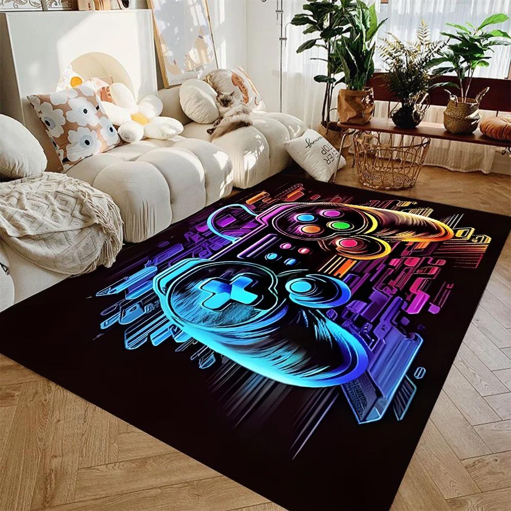 Gaming Controller Design Carpet Esports Room Decoration Floor Mat Non-Slip Bathroom Entrance Area Doormat Children Bedroom Rugs