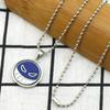 Ace Necklace for Women Men Anime Metal Necklaces Jewelry Rotating Pendant Chains Choker Collares Charm Gift