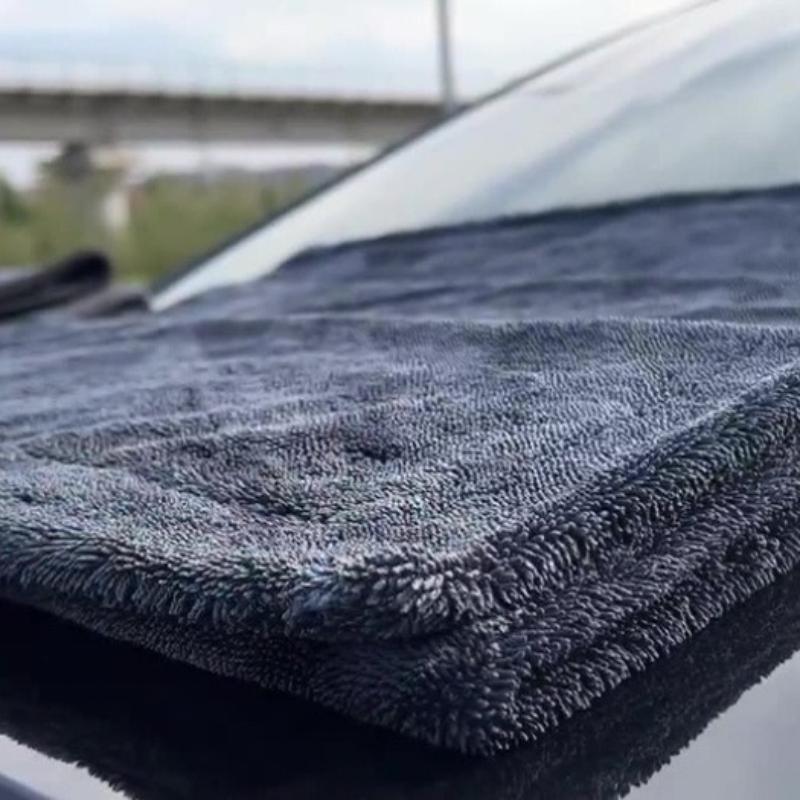 Car Wash Towel 1200GSM Microfiber Double-Sided Ultra Absorbent Car Wash Cloth Cleaning Drying Towel Washing Accessories