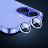 Aluminum Metal Ring Camera Protector For iPhone 17 17Air Rear Lens Tempered Glass Cover For iPhone 16 16Plus Lens Protective Cap