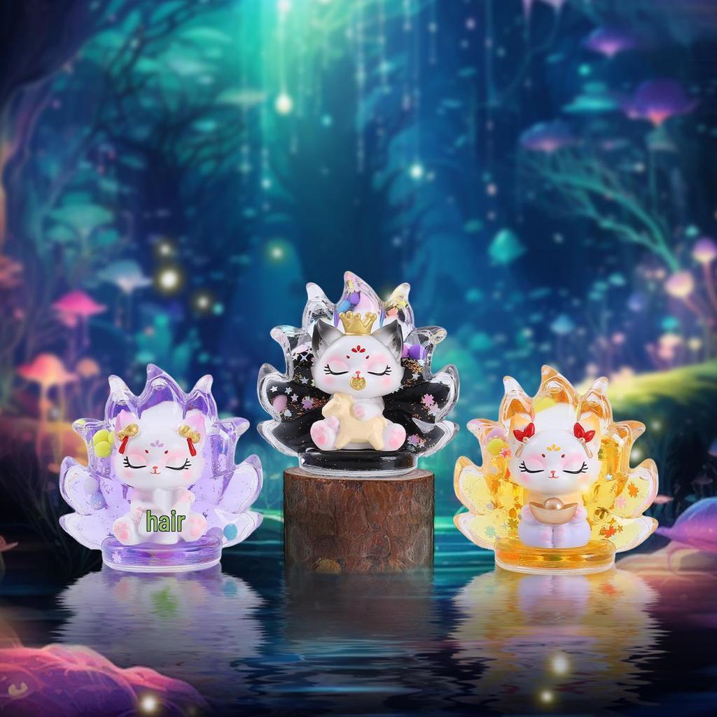 Neunschwänziger Fuchs Treibsand Blind Box: Elegante Dekoration für Schlafzimmer & Wohnzimmer