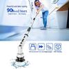 Foldable Wireless Electric Cleaning Brush - Handheld, Long-Handle, Rotating for Kitchen & Bathroom Use