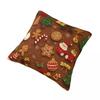 Christmas Pillow Case Cushion Cover Soft Printed Pillow Cover Novelty Pillowcases For Sofa Home Decorative