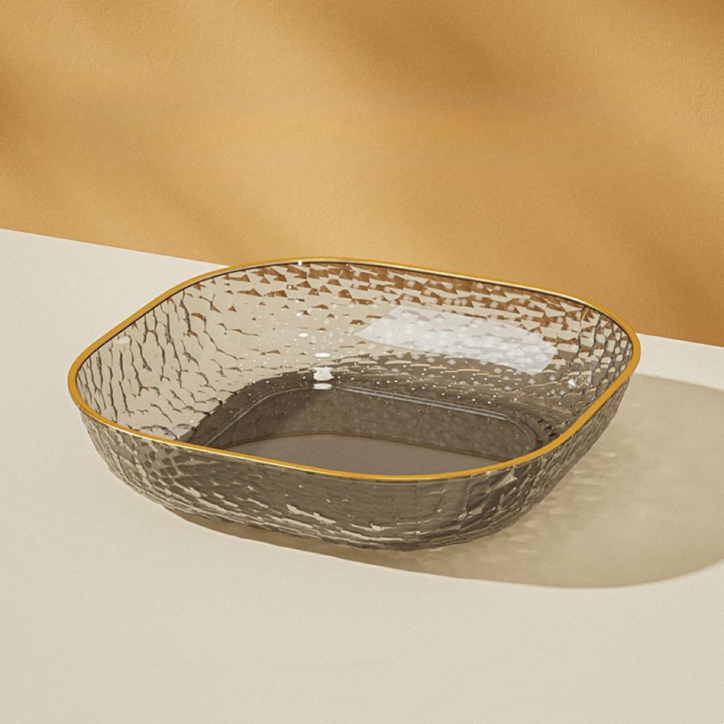 Elegantes Keksset, Teller, modischer Obstteller, moderner Obstteller fürs Wohnzimmer, Plastiktablett, Heimdekoration, meistverkaufter Trend