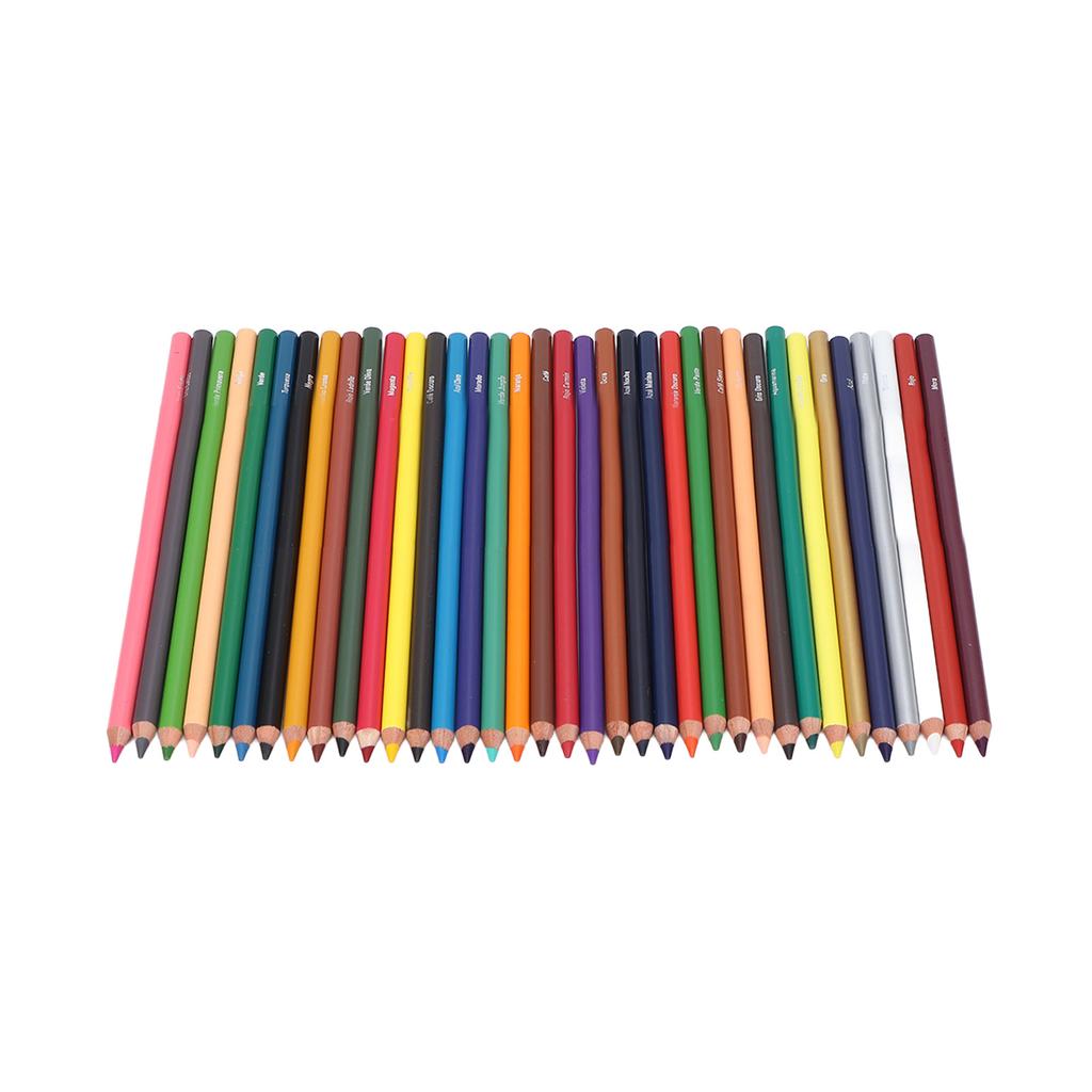 36pcs Coloring Pencils 36 Colors Poplar Material Boxed 4mm0.2in Thick Refill Pre Sharpened Nib