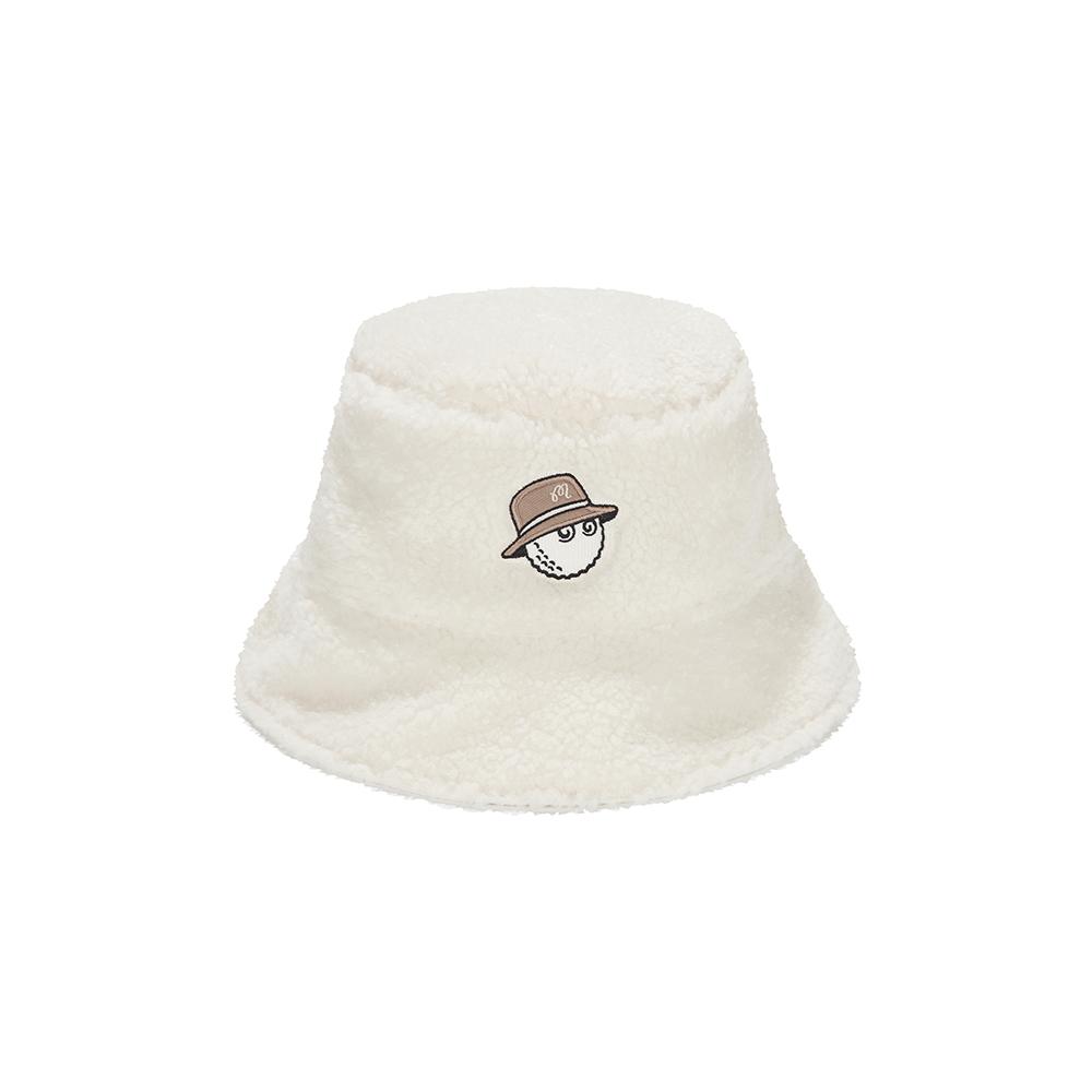 MALBON GOLF Padded Reversible Bucket Hat Ivory (Woman)