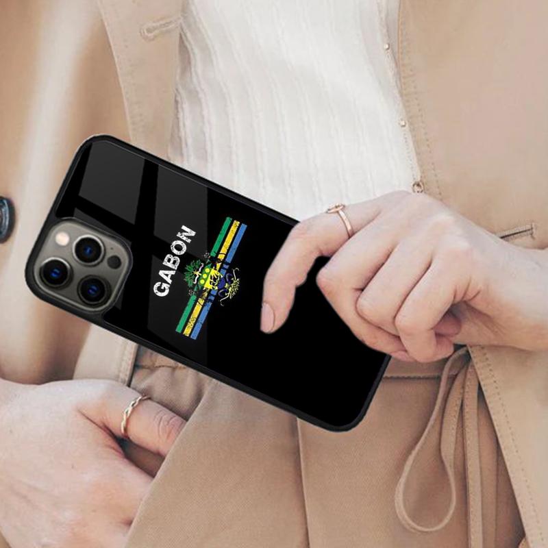 

Gabon Gabonese Flag Magnetic Phone Case For APPLE iPhone 17 Air 16 14 13 12 Pro Max 15 Plus Wireless Charge With MagSafe Cover iPhone 13mini
