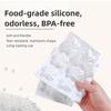 Food-Grade Silicone Flower Shaped Mold Reusable Non-Stick Cake Chocolate Mold Heat-Resistant BPA-Free DIY Cake Baking Tools