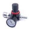 Practical 1/4" Spray Paint Guns Air Regulator Gauge Air Adjusting for Valve Regulator for Spray Guns and Pneumatic Tools