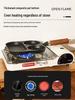 Cast Iron Non-stick Breakfast Pan: 3-in-1 Omelet, Burger Mold, Egg & Dumpling Maker
