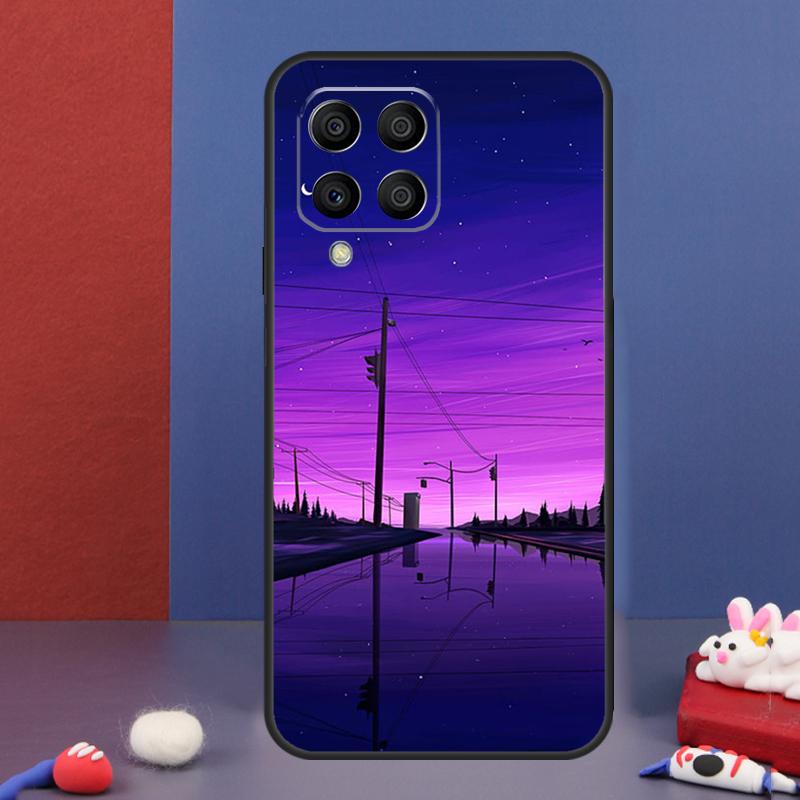 Purple Aesthetic Case For Samsung Galaxy M16 M06 M36 M56 M15 M11 M31 M21 M53 M13 M32 M52 M35 M55 M14 M34 M54