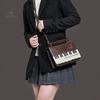 New Vintage Piano Shoulder Bag Womens Brown Crossbody Bag Y2k Girls Transparent Ita Bag Personalized Backpack Aesthetic Handbags