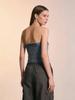 European and American Style Sexy Denim Tube Top for Women