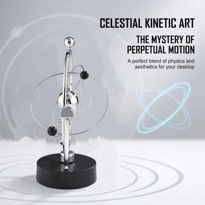 Celestial Eternal Motion Pendulum Newton Pendulum Home Office Desk Decor Stress Relief Leisure Toy Gifts for Adults Table Orname