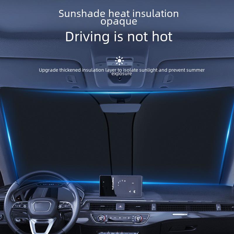 Universal Thickened Car Sunshade Heat Insulation Front Windshield Visor