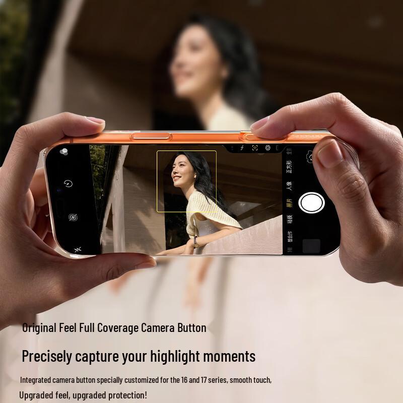 Baseus Upgraded Camera Button Anti-Yellowing Transparent Phone Case