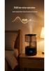 Smart Black Desktop Humidifier: Large Mist, Water Timing, Aromatherapy, Clear Tank for Home Bedroom