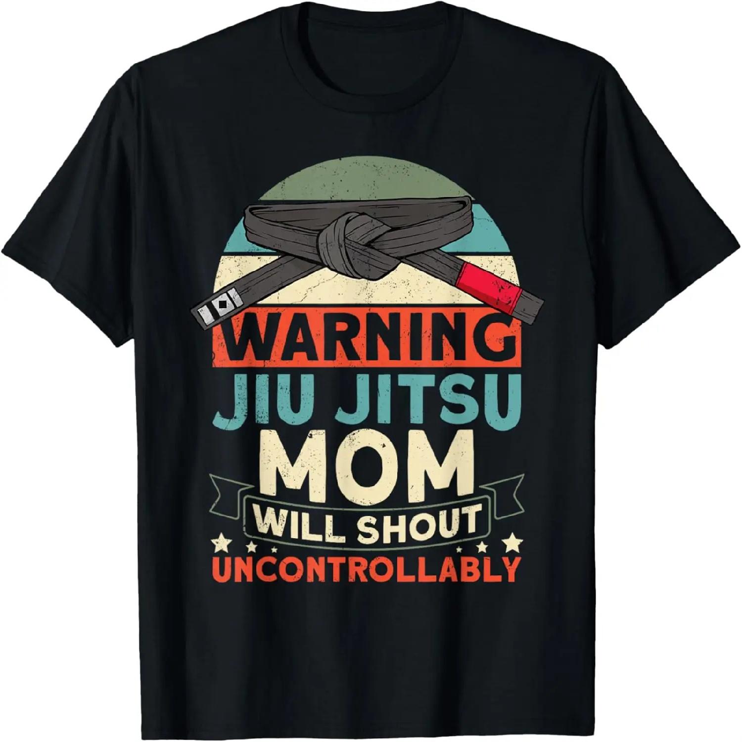 Jiu Jitsu Mom Mother Retro Vintage Warning Jiu Jitsu Mom T-Shirt XXXXXL разноцветный