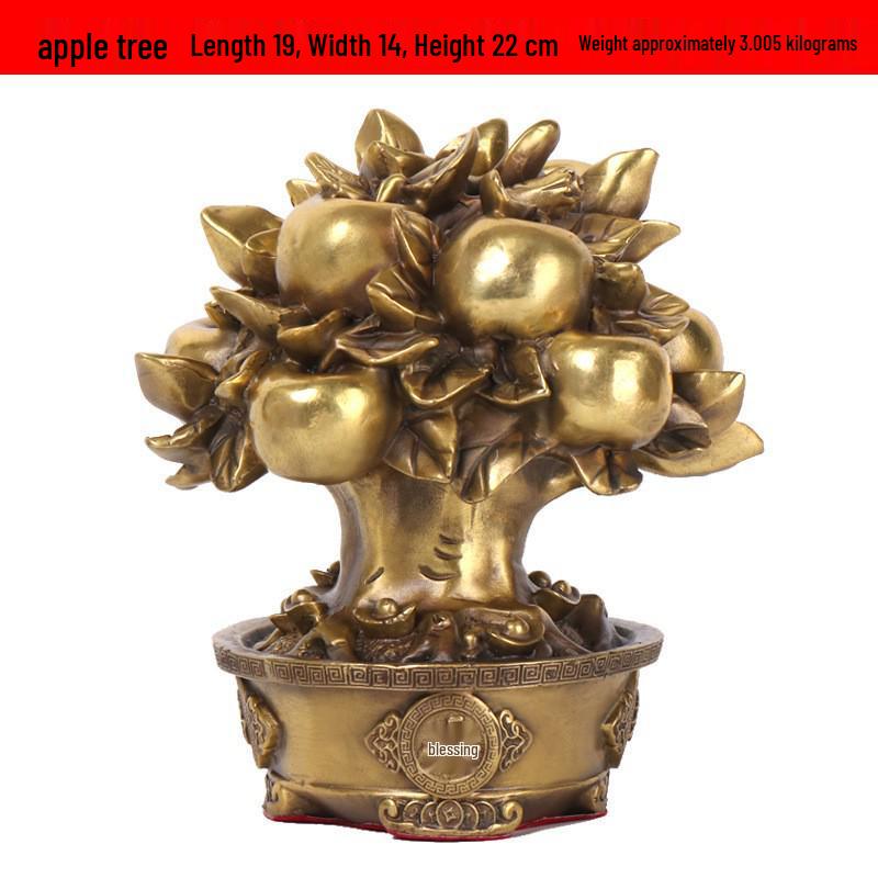 Bronze Four Seasons Wealth Tree Ornament