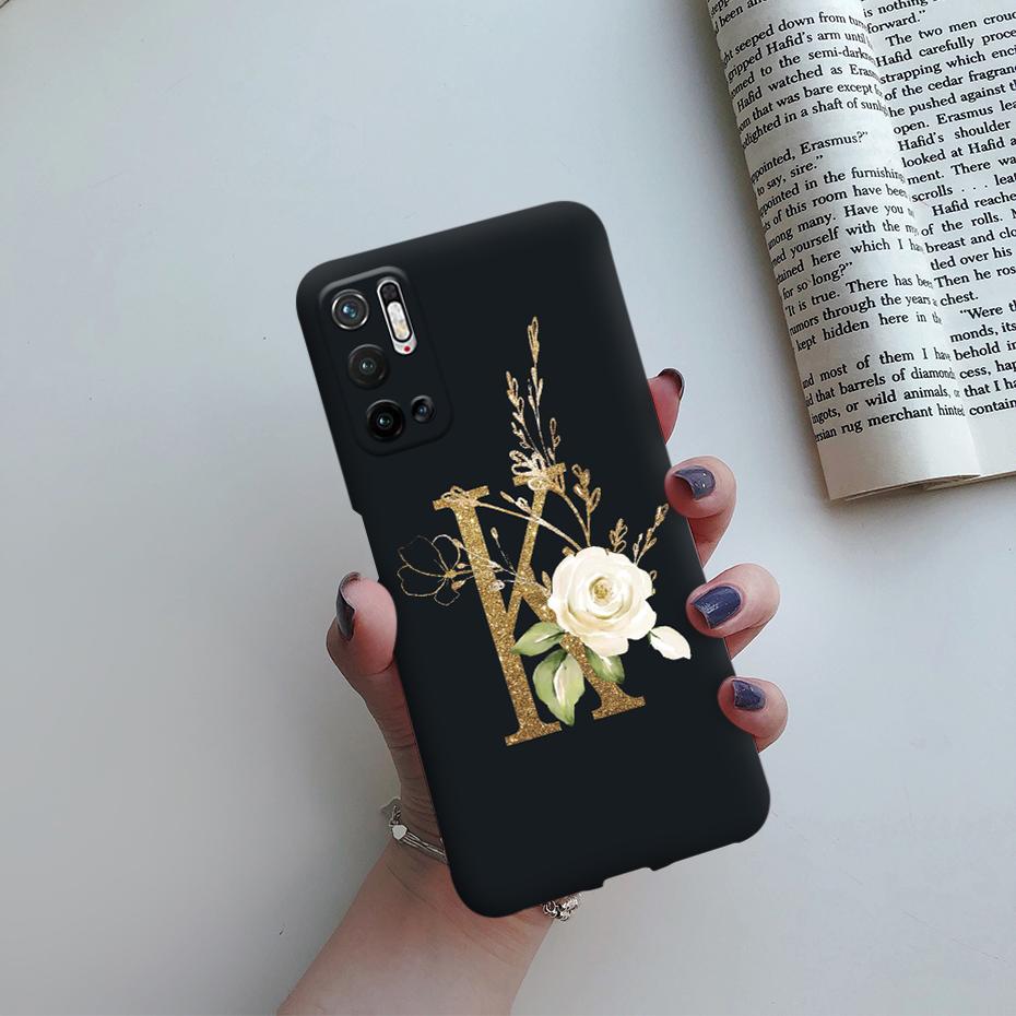 For Xiaomi Poco M3 Pro 5G Case for Poco M3 Pro 5G Cover Cute Letters Soft Silicone Phone Case for Xiaomi Poco M3 PocoM3 M 3 Pro