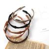 Summer Portable For Woman With Tooth Girl Head Wrap Acrylic Telescopic Headband Folding Hairband