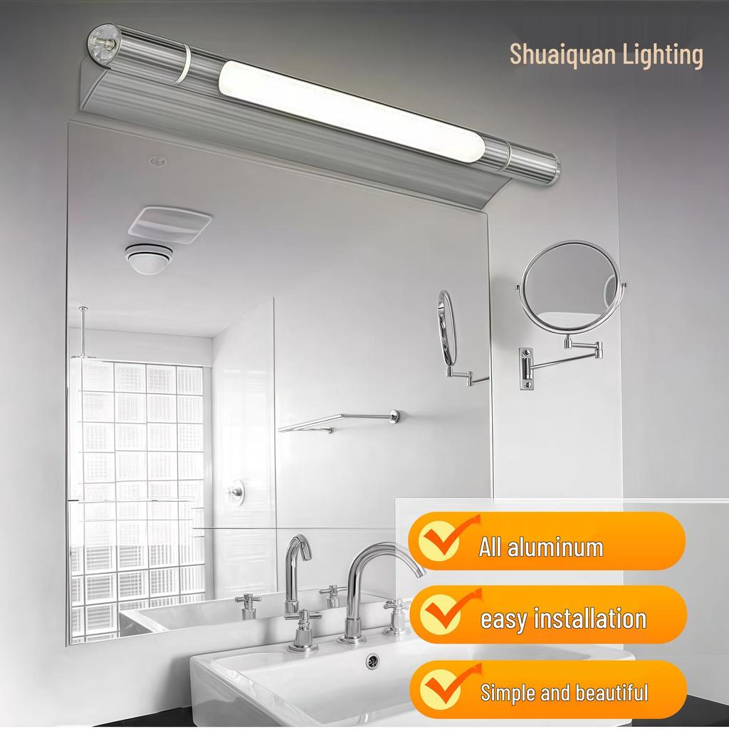 LED Waterproof Bathroom Vanity Light with High Transmittance PVC and Aluminum