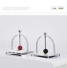 Luxury Mid-Century Silver Tissue Holder for Restaurants & Hotels