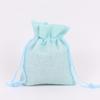 Drawstring Linen Jewelry Gift Bag - Composite Linen Storage Bag Available